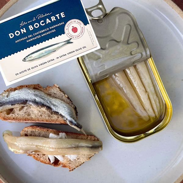 Spanish Boquerones in in Apple Cider Vinegar (tin)